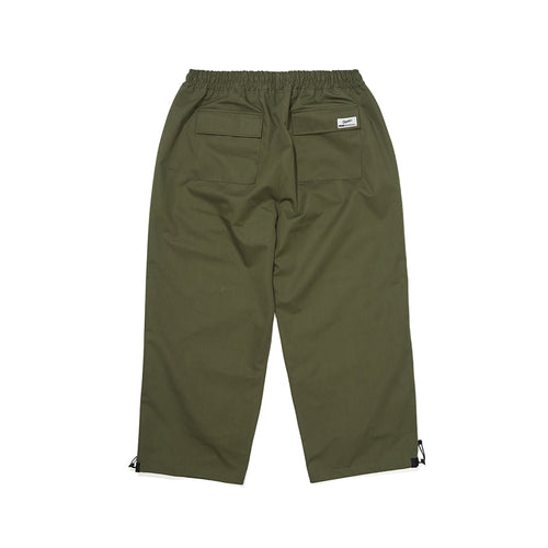 Logo Cotton Super Wide Pants Khaki