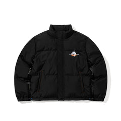 Skull_J Short Padding Jumper Black