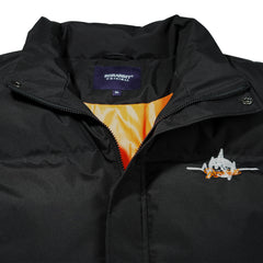 Skull_J Short Padding Jumper Black