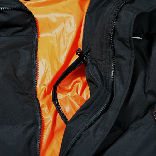 Skull_J Short Padding Jumper Black