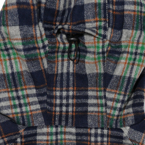 Zipper String Hoodwarmer Cotton Check