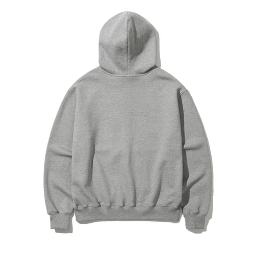 Embroidery Run Bsrbt Hoodie Zip-Up Melange Gray