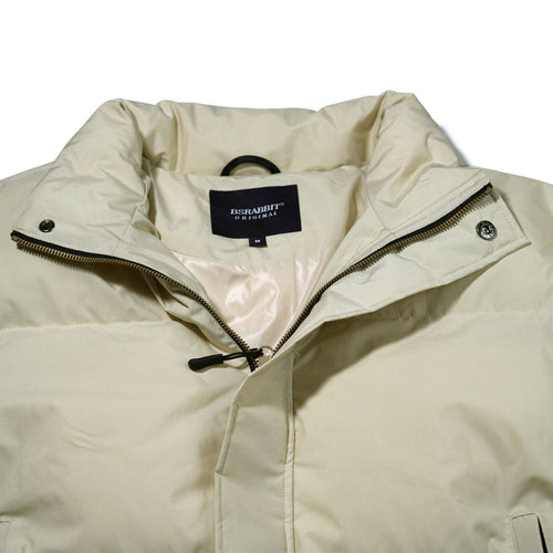 Comfy Short Padding Jumper Cream Beige