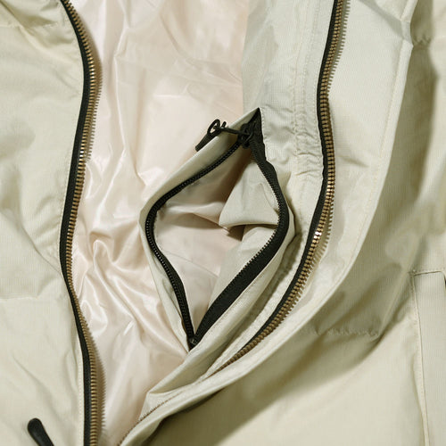 Comfy Short Padding Jumper Cream Beige