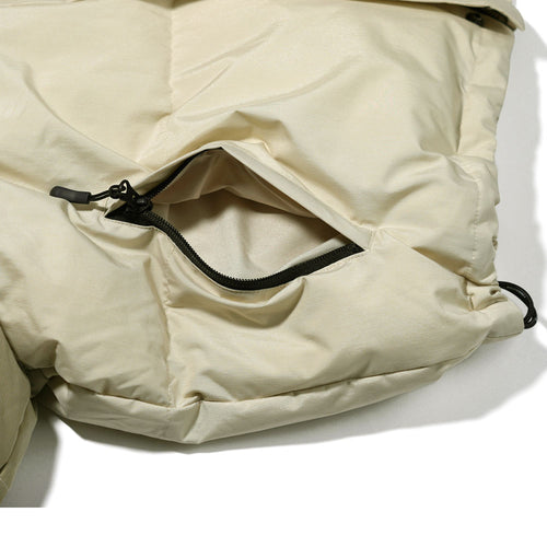 Comfy Short Padding Jumper Cream Beige