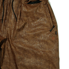 Dsxbs Super Wide Ventilation Pants Brown Leather