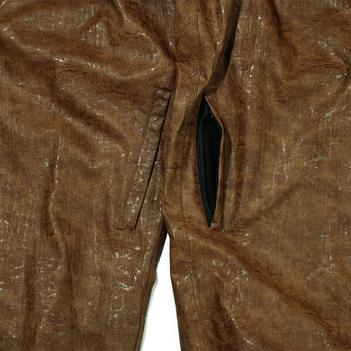 Dsxbs Super Wide Ventilation Pants Brown Leather