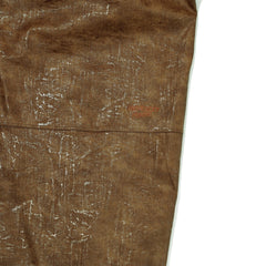 Dsxbs Super Wide Ventilation Pants Brown Leather