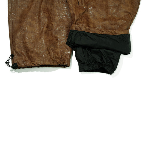 Dsxbs Super Wide Ventilation Pants Brown Leather