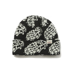 Over Logo Beanie Black