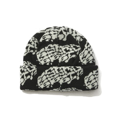 Over Logo Beanie Black