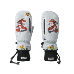 Sunday Rabbit Zipper Pocket Glove Sky