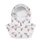 Zipper String Waterproof Hoodwarmer Tiger Rb White