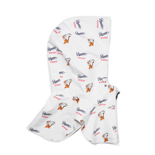 Zipper String Waterproof Hoodwarmer Tiger Rb White