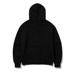 Embroidery Run Bsrbt Hoodie Zip-Up Black