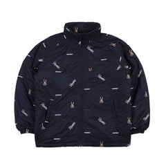 Bearrabbit Logo Padding Jumper Navy