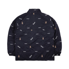 Bearrabbit Logo Padding Jumper Navy