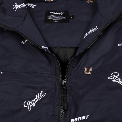 Bearrabbit Logo Padding Jumper Navy