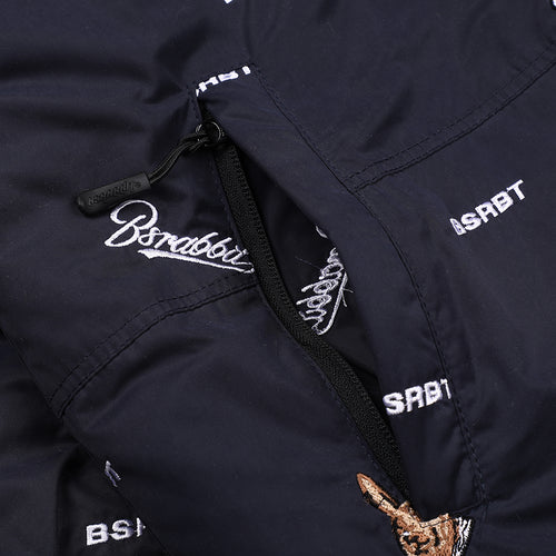 Bearrabbit Logo Padding Jumper Navy