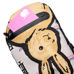 Big Bear Rabbit Zipper Pocket Glove Beige