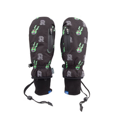 Bsr Zipper Pocket Glove Trippy Rabbit Black