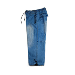 Dsxbs Super Wide Ventilation Wax Real Denim Pants