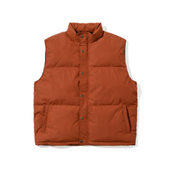Logo Padding Vest Camel