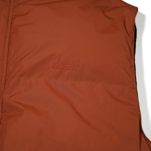 Logo Padding Vest Camel