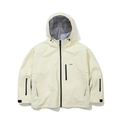 Mountain Hooded 3L Seam Sealing Jacket Cream