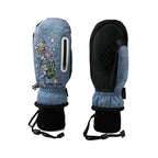 Trippy Rb World Zipper Pocket Glove Denim