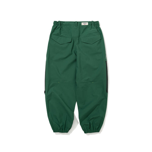 Bsr 3L Seam Sealing Wide Ventilation Pants Green