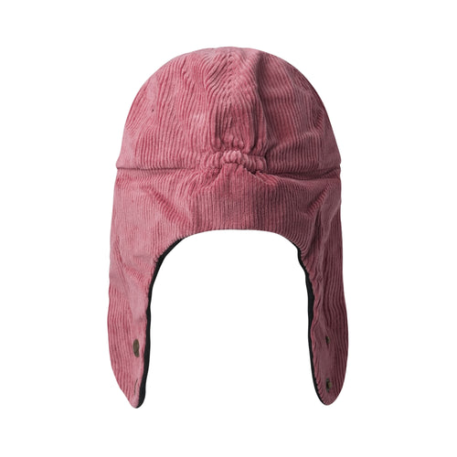 Bsrbt Earflap Hat Stripe Corduroy Pink