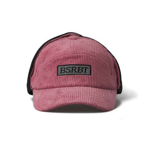 Bsrbt Earflap Hat Stripe Corduroy Pink