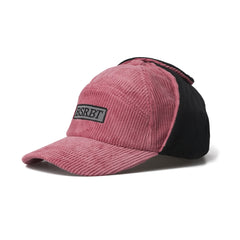 Bsrbt Earflap Hat Stripe Corduroy Pink