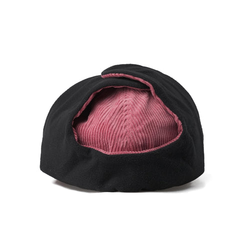 Bsrbt Earflap Hat Stripe Corduroy Pink