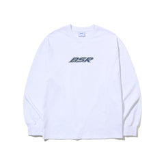 Bsr Logo Long Sleeve White