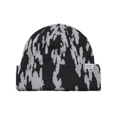 Flame Beanie Black Gray