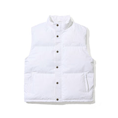 Logo Padding Vest White