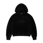 Rabbit Fur Hoodie Black