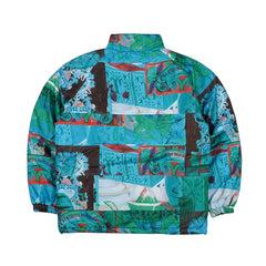 Romantic Logo Padding Jumper Green Blue