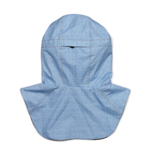 Zipper String Waterproof Hoodwarmer Denim Blue