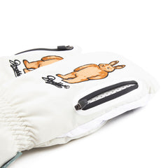 Bsr Zipper Pocket Glove Br Cream Beige