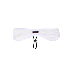 Cap Stopper Earflap Headband White