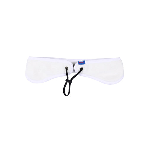 Cap Stopper Earflap Headband White
