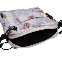 Mini Multi Cross Bag Bear Check