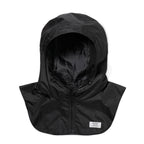 Zipper String Waterproof Hoodwarmer Black