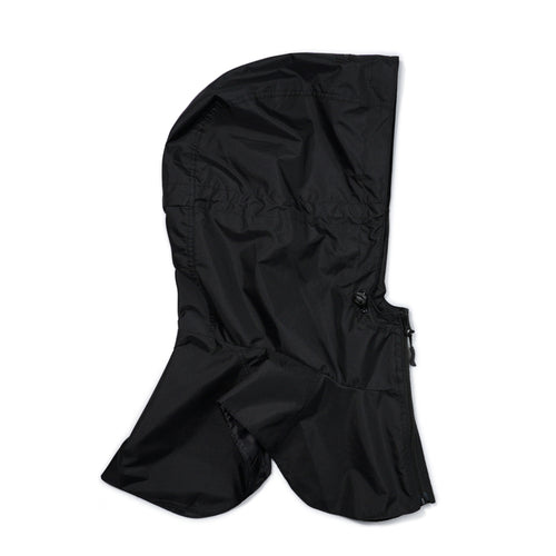 Zipper String Waterproof Hoodwarmer Black