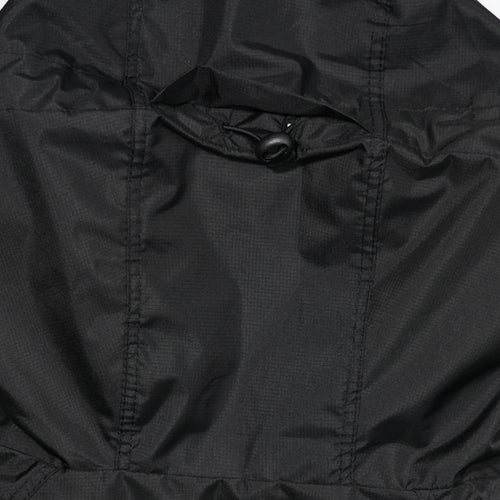 Zipper String Waterproof Hoodwarmer Black