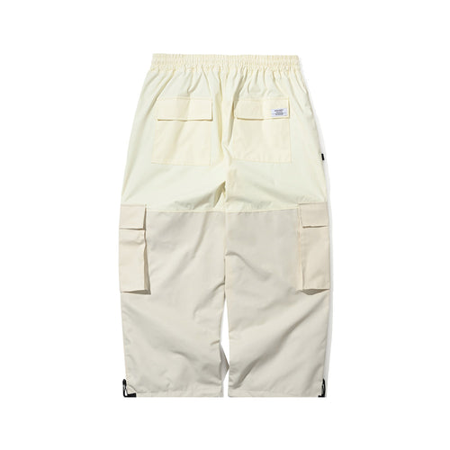 Big Cargo Super Wide Ventilation Pants Cream