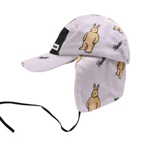 Br Pat Earflap Hat Purple